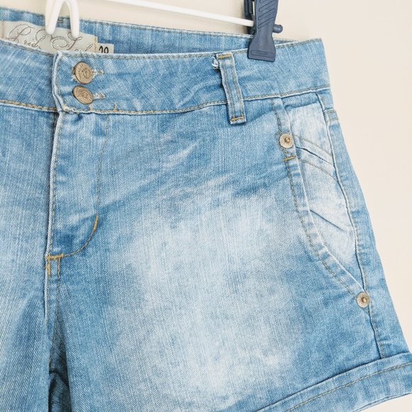 🇦🇷 Prid Soul Acid Wash Denim Shorts Made In Argentina - Picture 5 of 10
